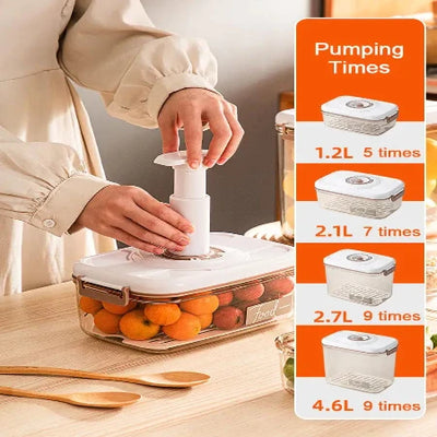 Vacuum Sealed Food Storage Box & Sealer - HomeWald